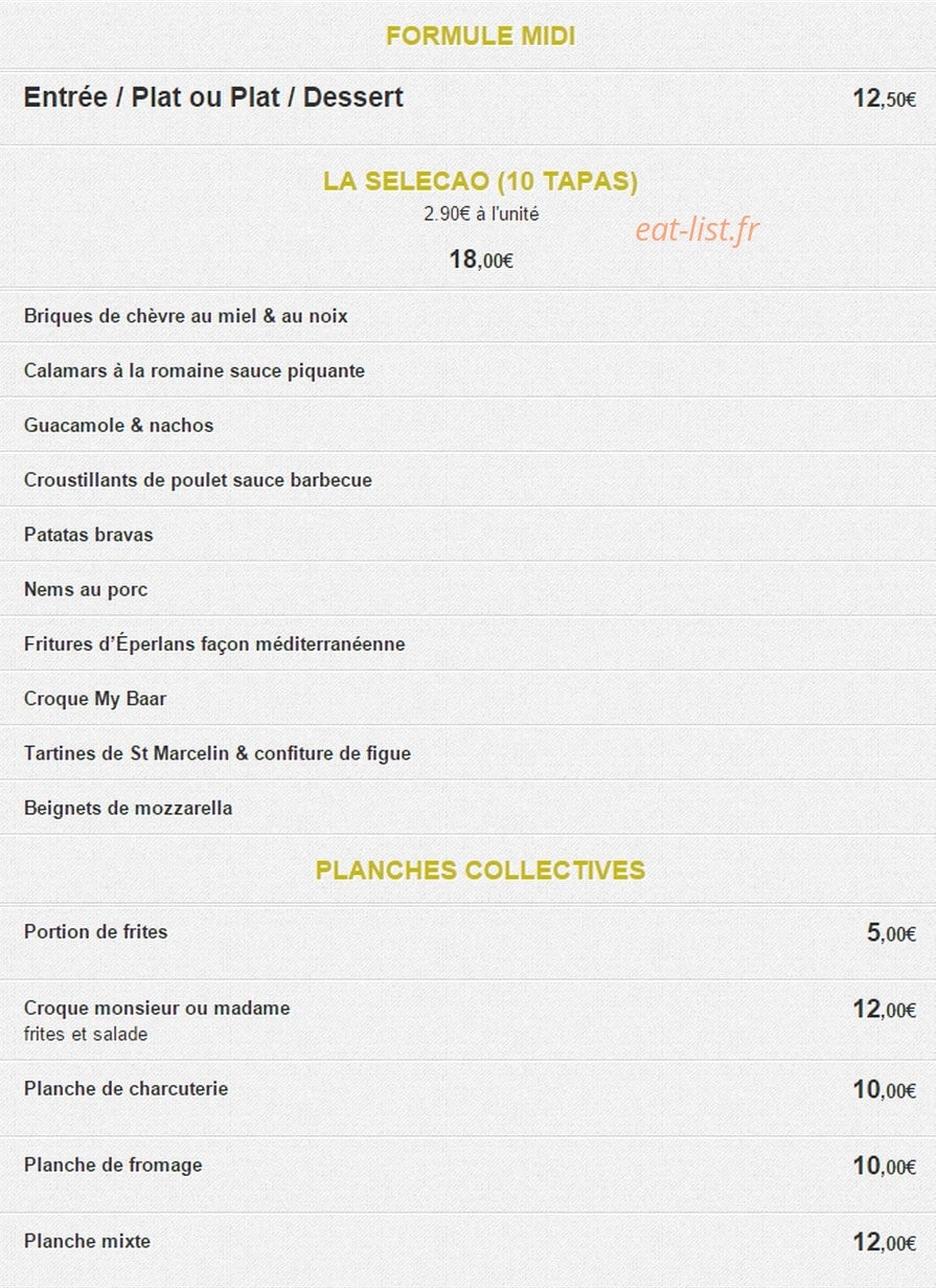 My Baar — carte page 7