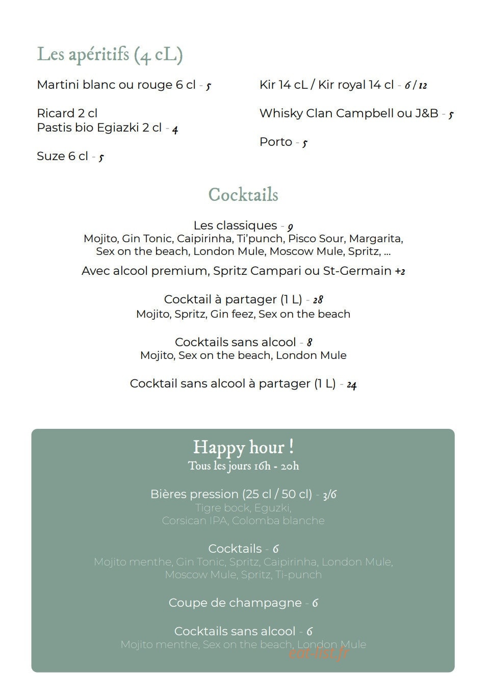 Partage — carte page 9