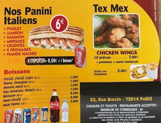 Pizza & Fiesta — carte page 5