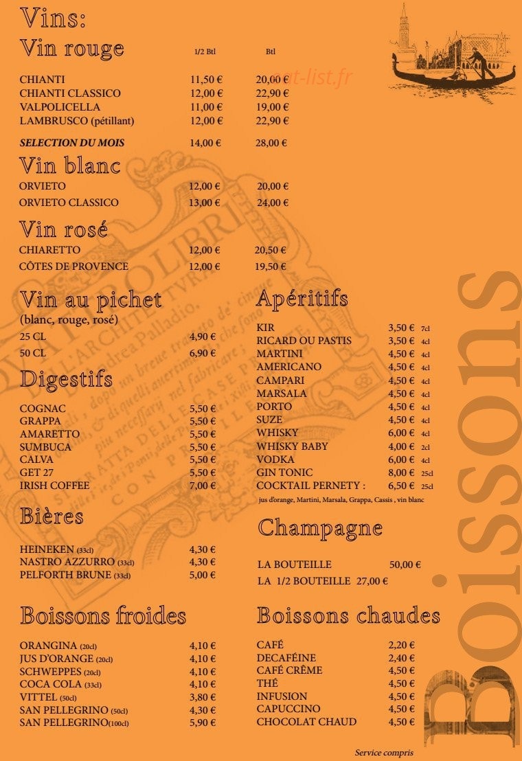 Pizza Pernety — carte page 8