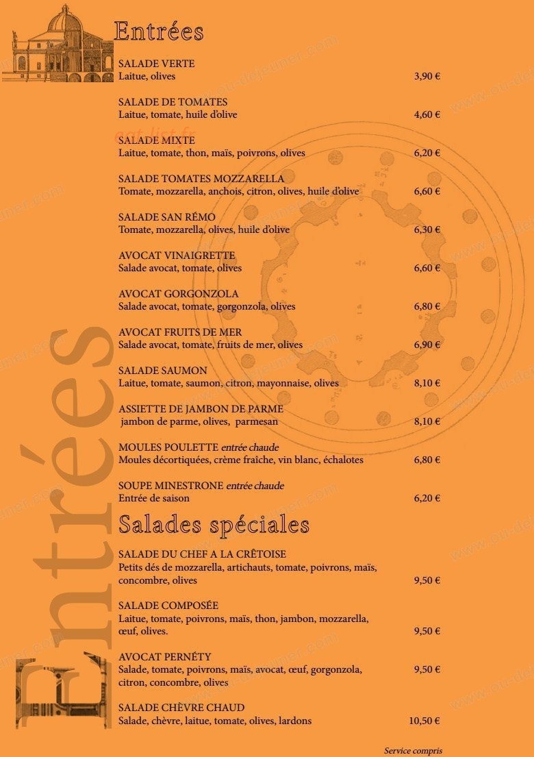 Pizza Pernety — carte page 2