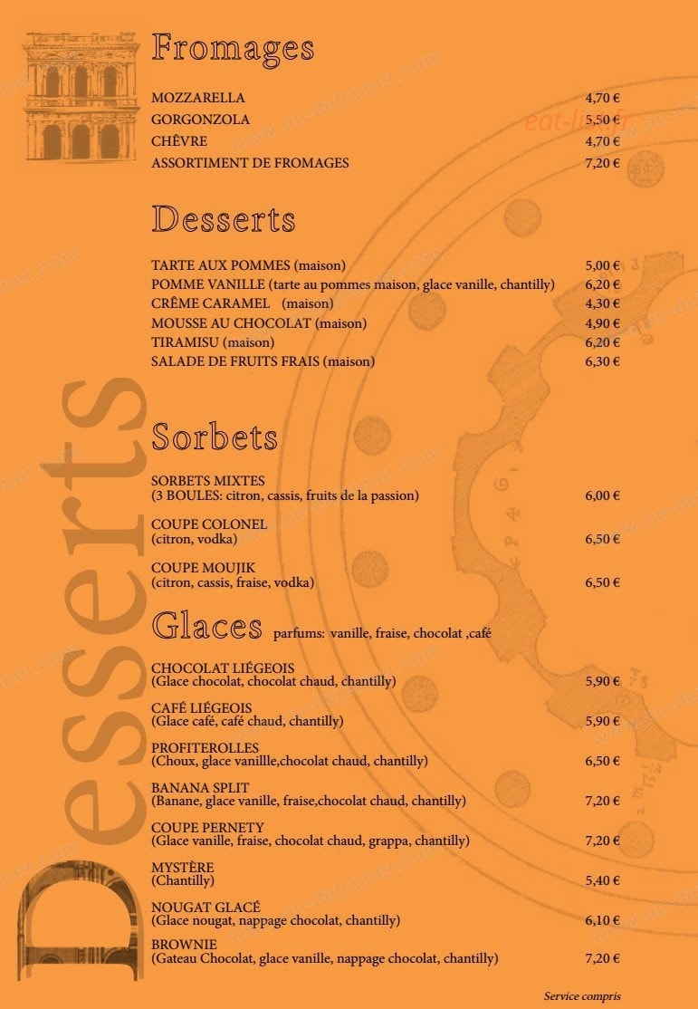 Pizza Pernety — carte page 6