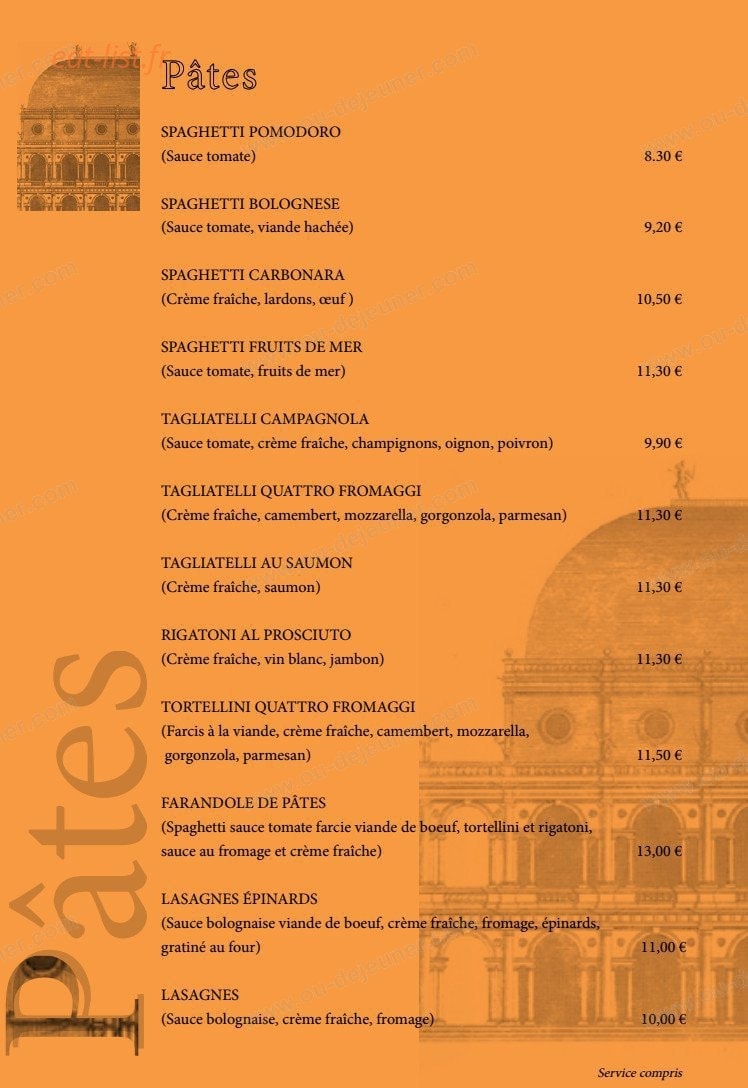 Pizza Pernety — carte page 4
