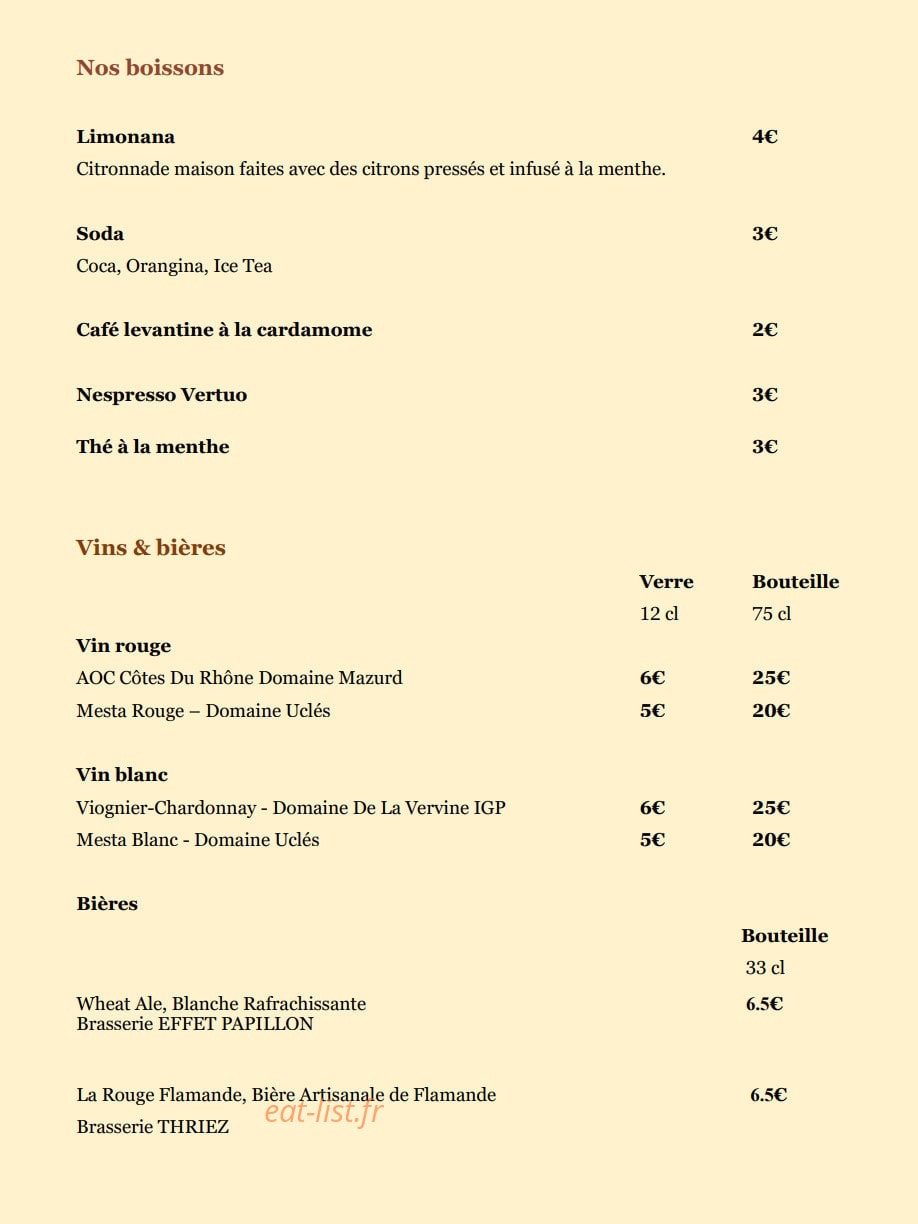 Pois Chic — carte page 3