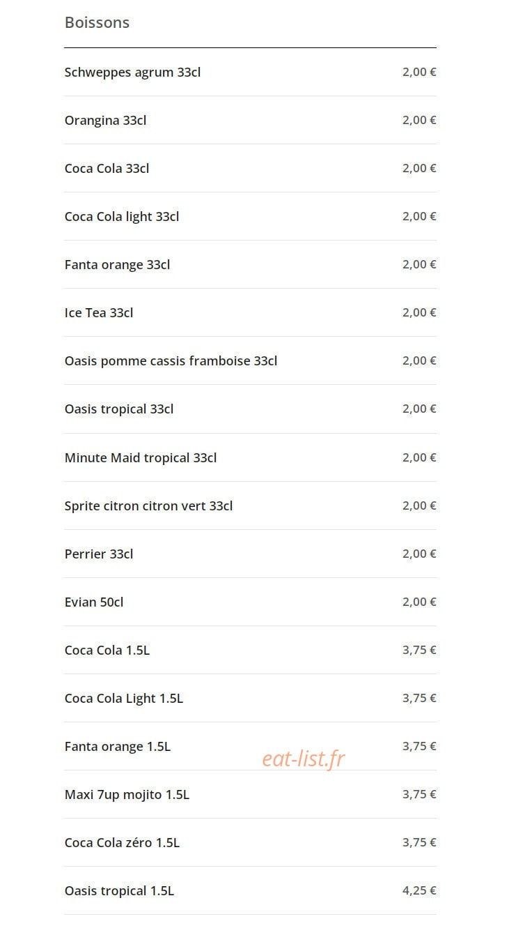 Poke bowl & pizza — carte page 10