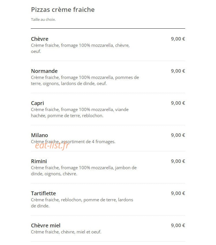 Poke bowl & pizza — carte page 7