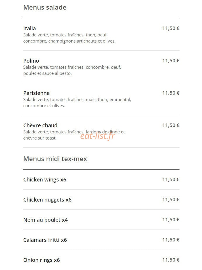 Poke bowl & pizza — carte page 3