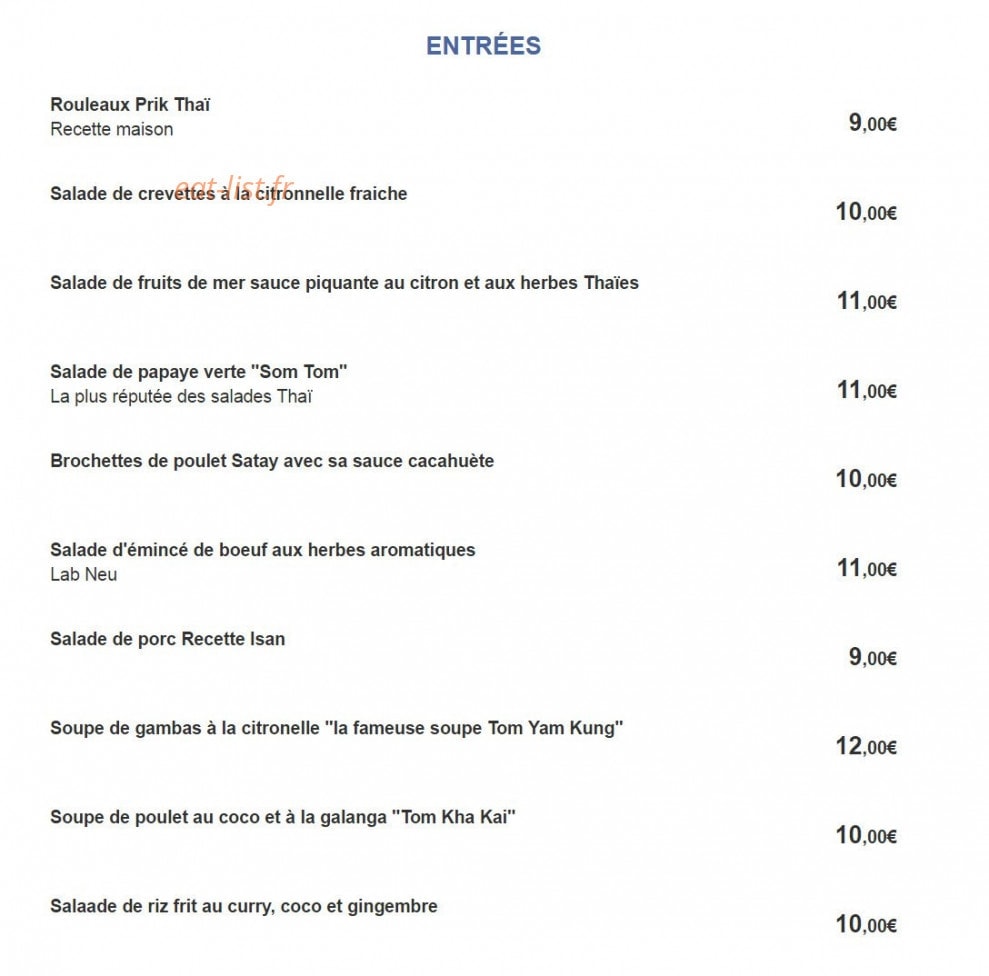 Prik thai — carte page 1