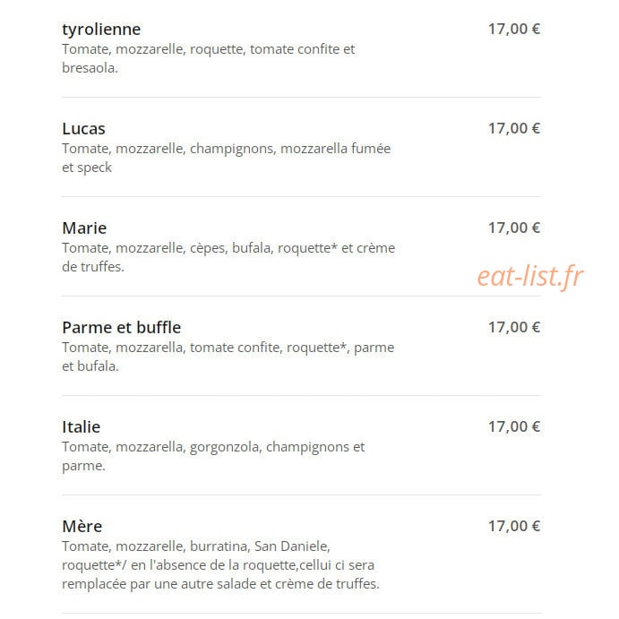 Sapori D'Italia — carte page 4