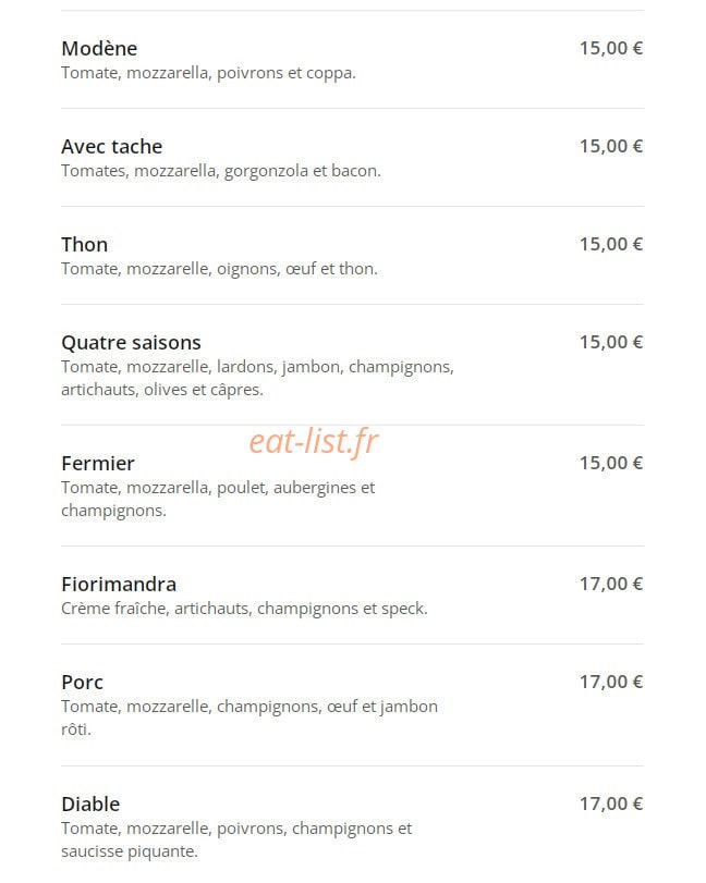 Sapori D'Italia — carte page 3