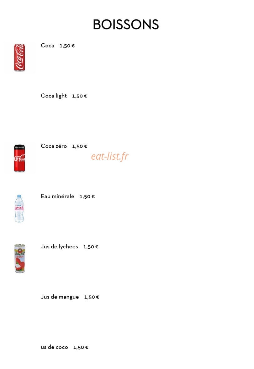 Saveurs Zen — carte page 12