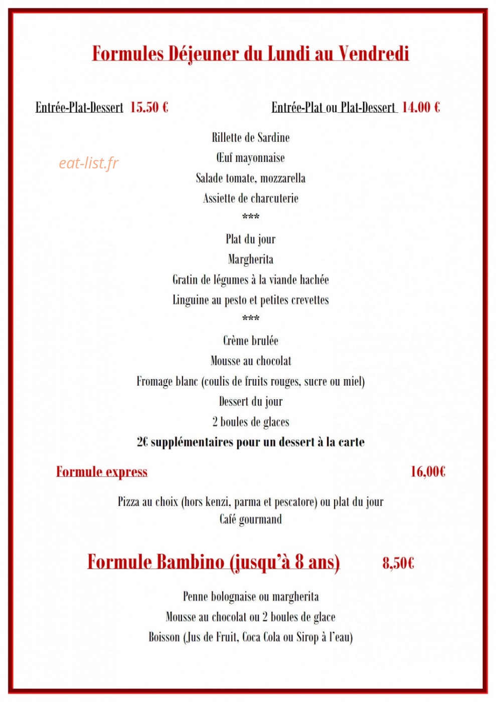 Stella Di Mare — carte page 8