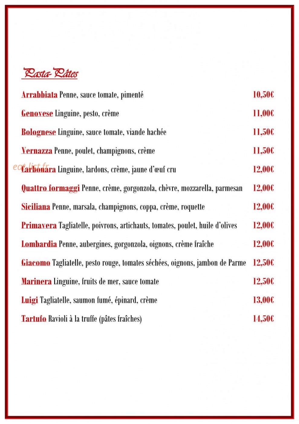 Stella Di Mare — carte page 6