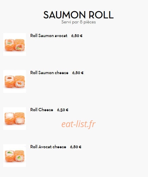 Sushi Kyomy — carte page 24