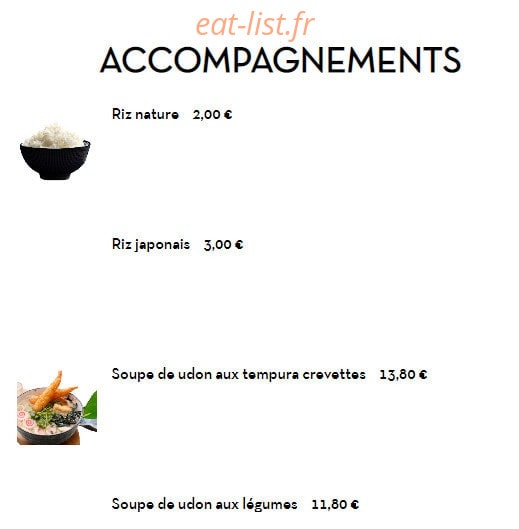 Sushi Kyomy — carte page 19