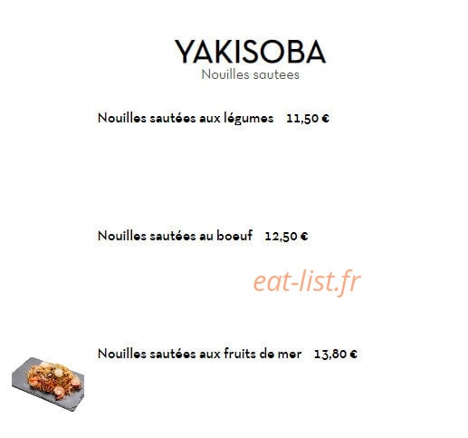 Sushi Kyomy — carte page 14