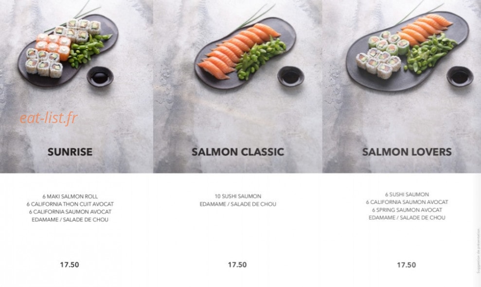 Sushi Shop — carte page 10