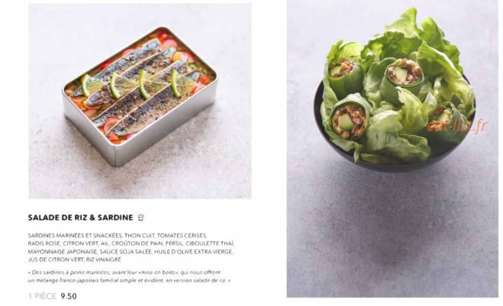 Sushi Shop — carte page 3