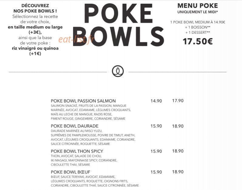 Sushi Shop — carte page 32