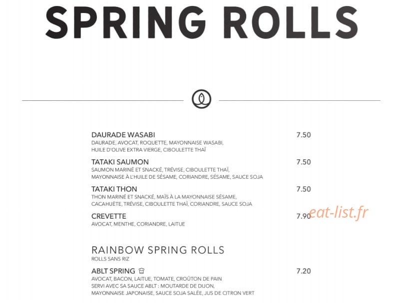 Sushi Shop — carte page 24