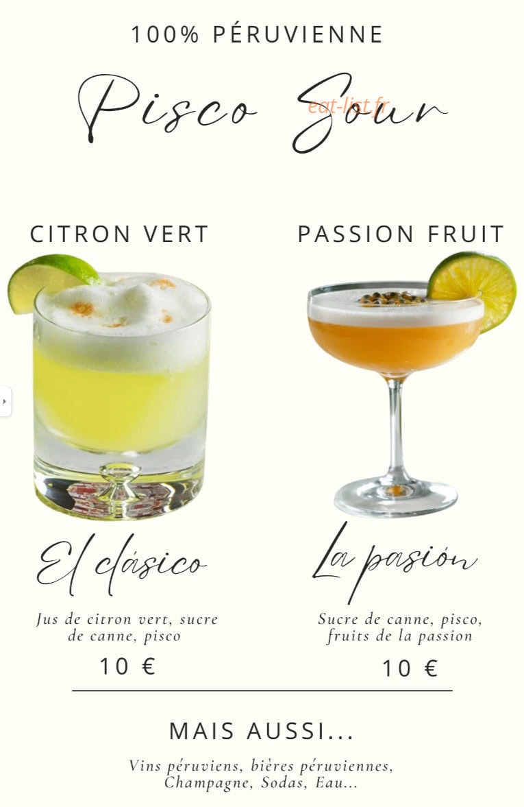 Te Amo Perou — carte page 8