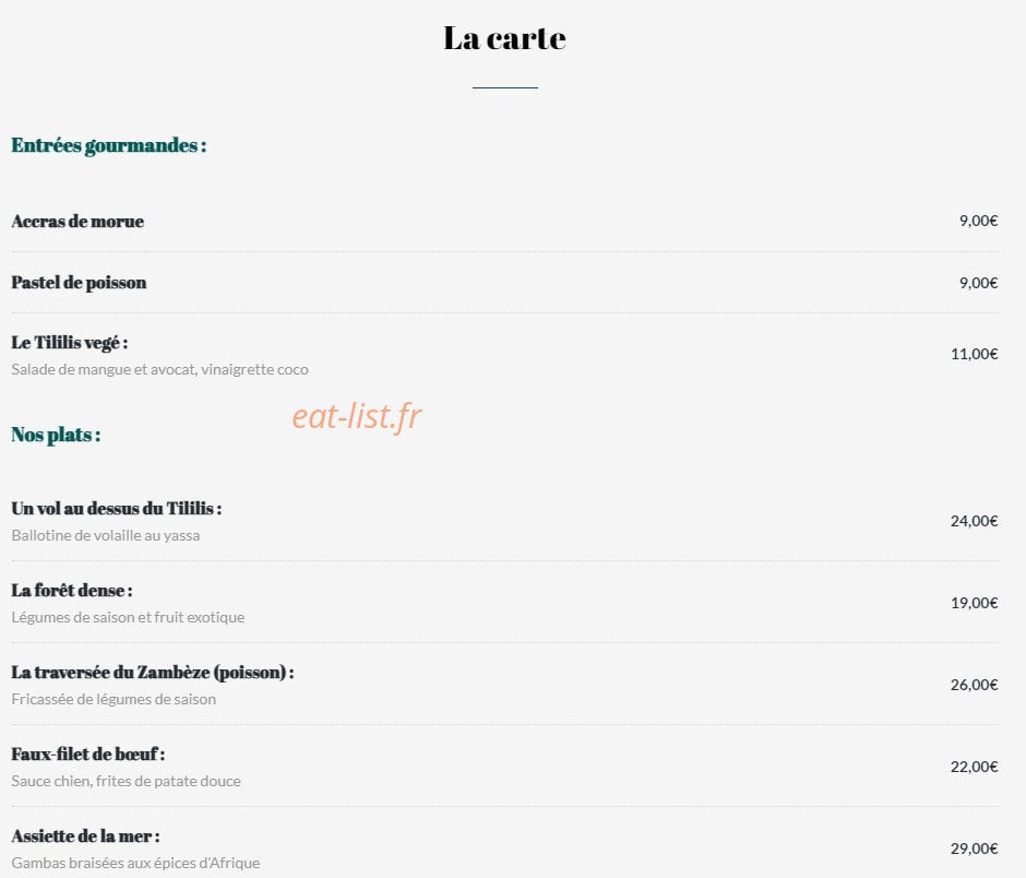 Tililis — carte page 2