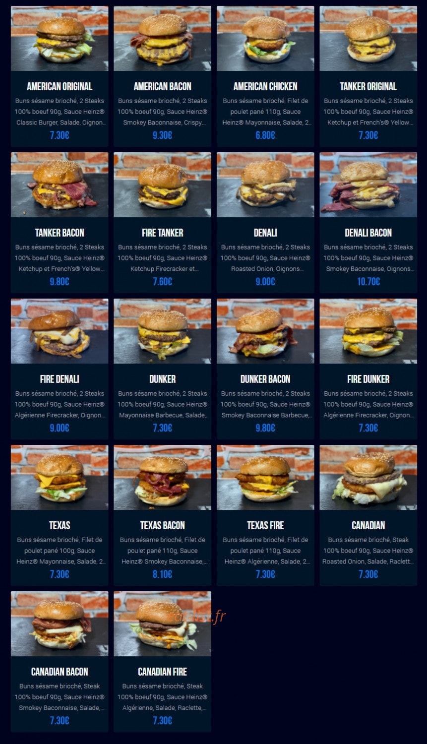 U's Canteen — carte page 2