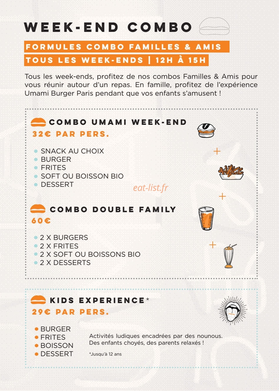Umami Burger — carte page 4