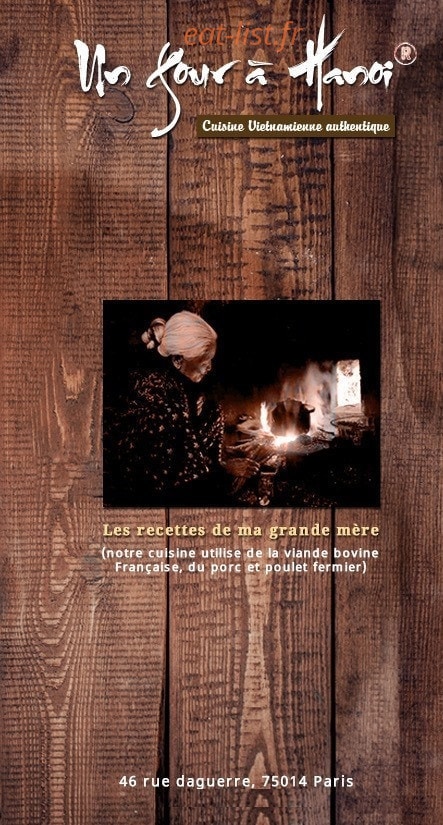 Un Jour à Hanoi — carte page 1