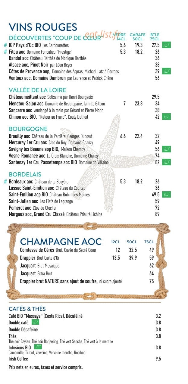 Vins et Marée — carte page 5