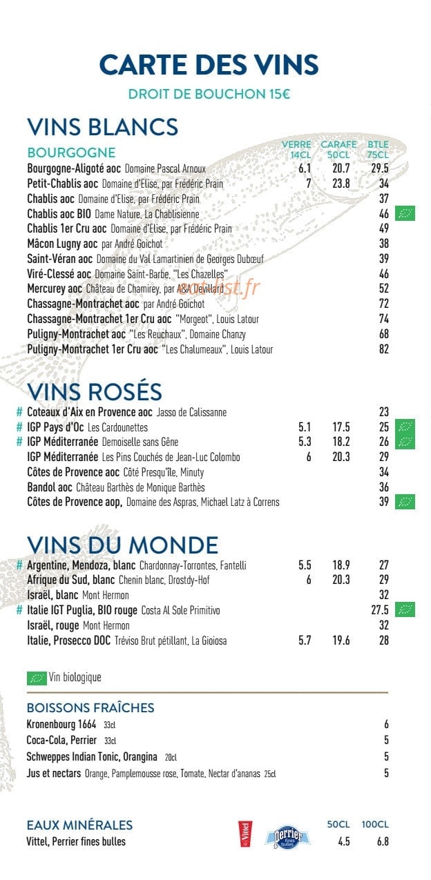 Vins et Marée — carte page 4