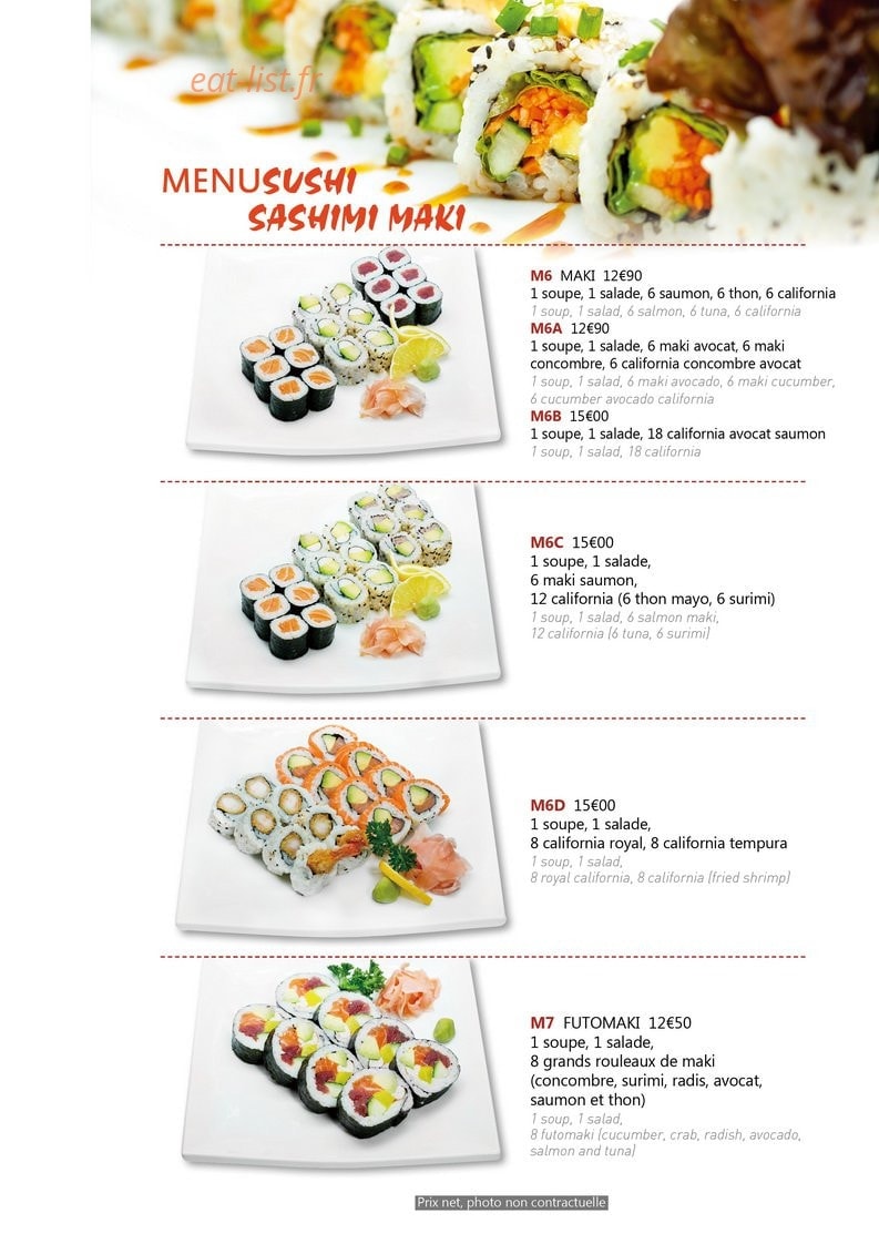 Yakitori — carte page 5