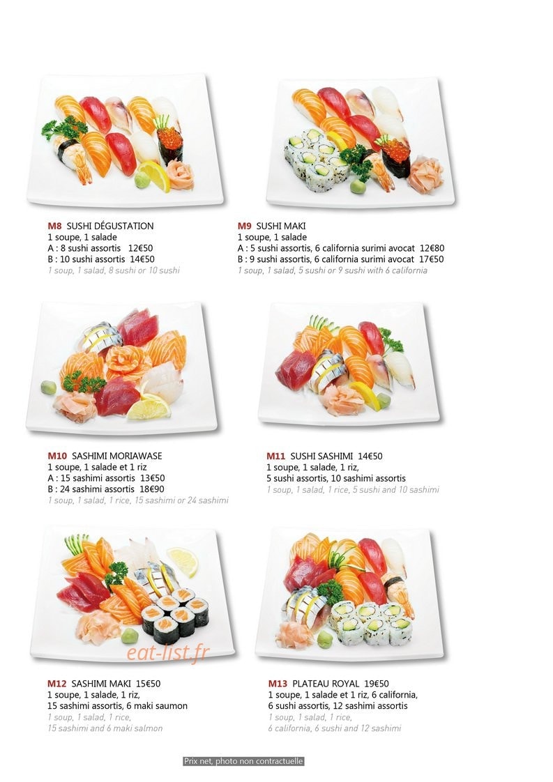 Yakitori — carte page 6