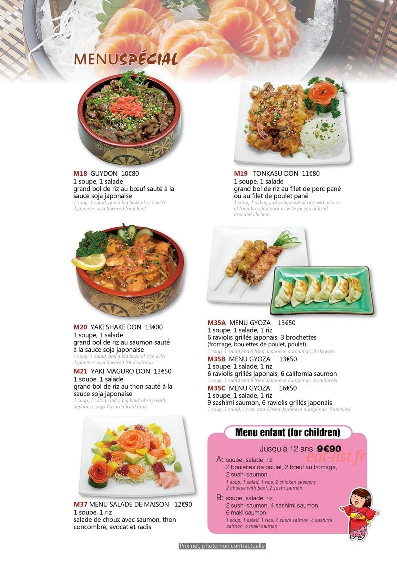 Yakitori — carte page 9