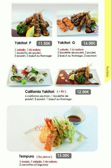 Yomi Sushi — carte page 11