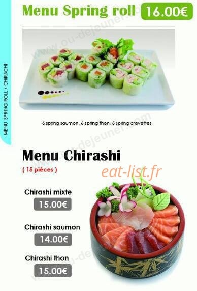 Yomi Sushi — carte page 10