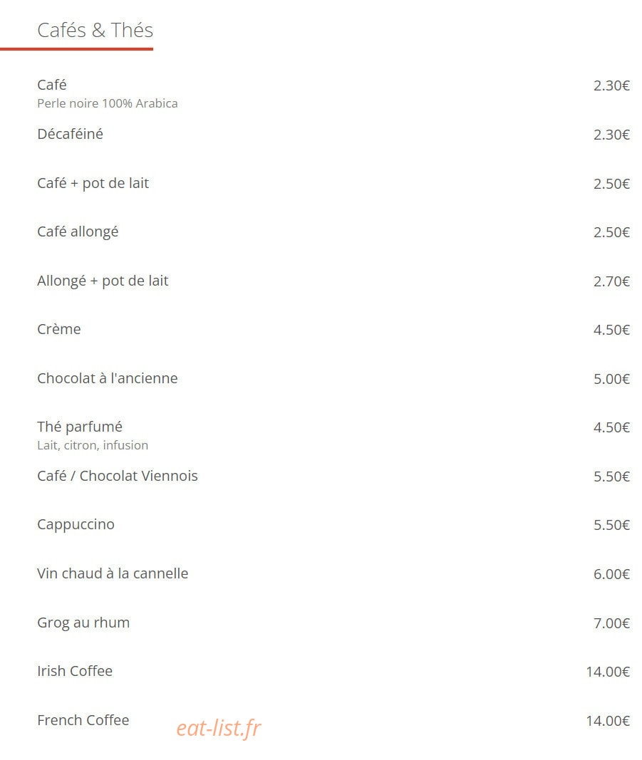 A La Tour Eiffel — carte page 2