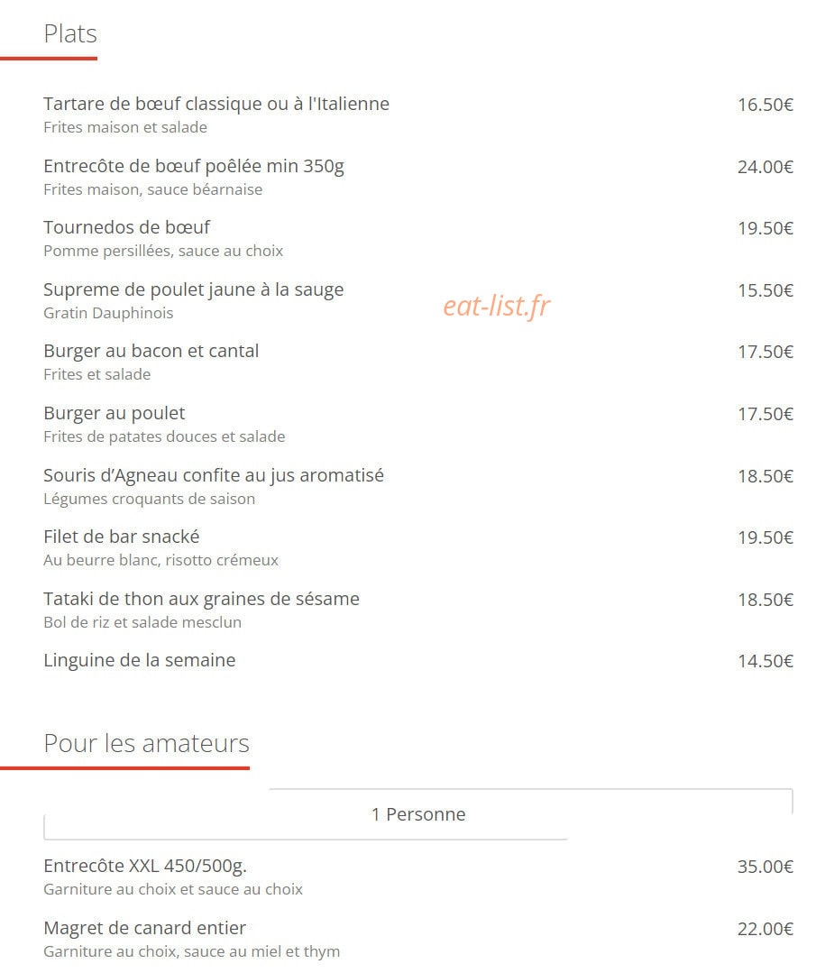 A La Tour Eiffel — carte page 5