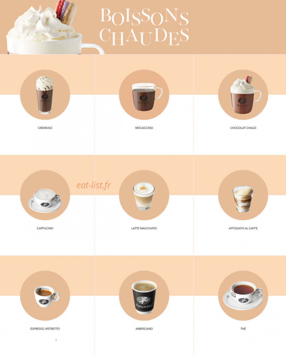 Amorino — carte page 7