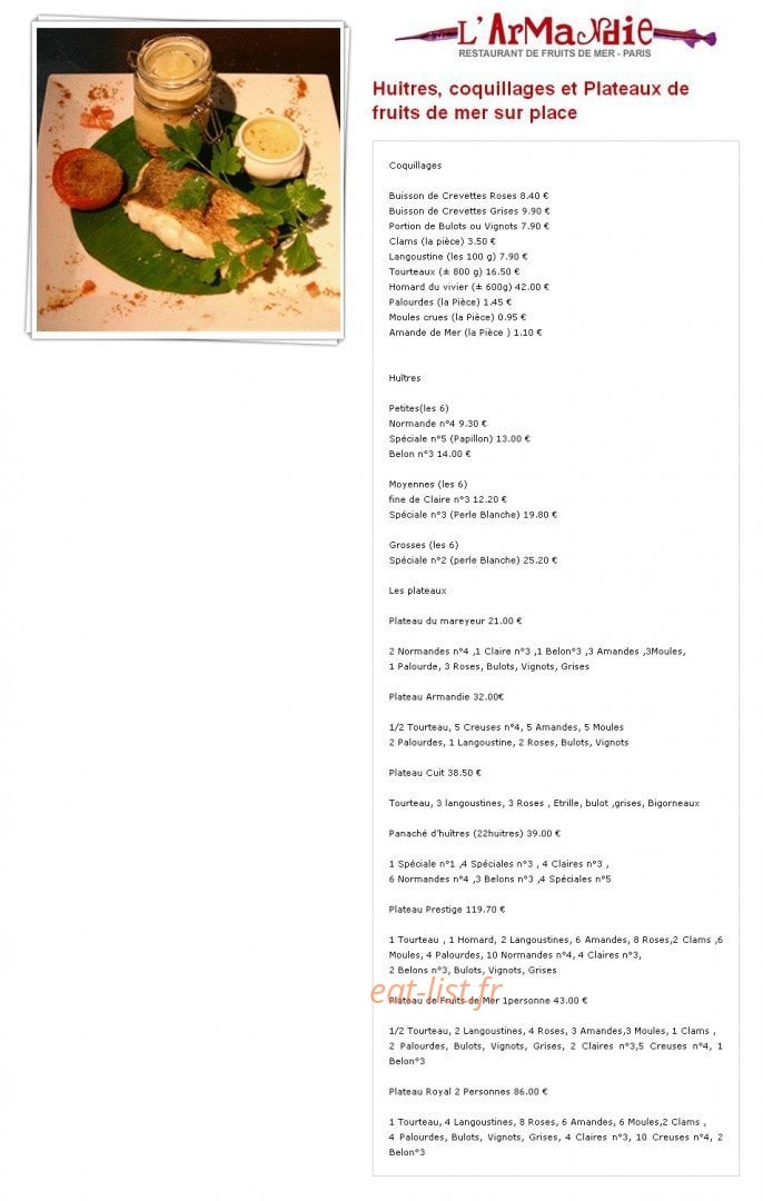 Armandie — carte page 1