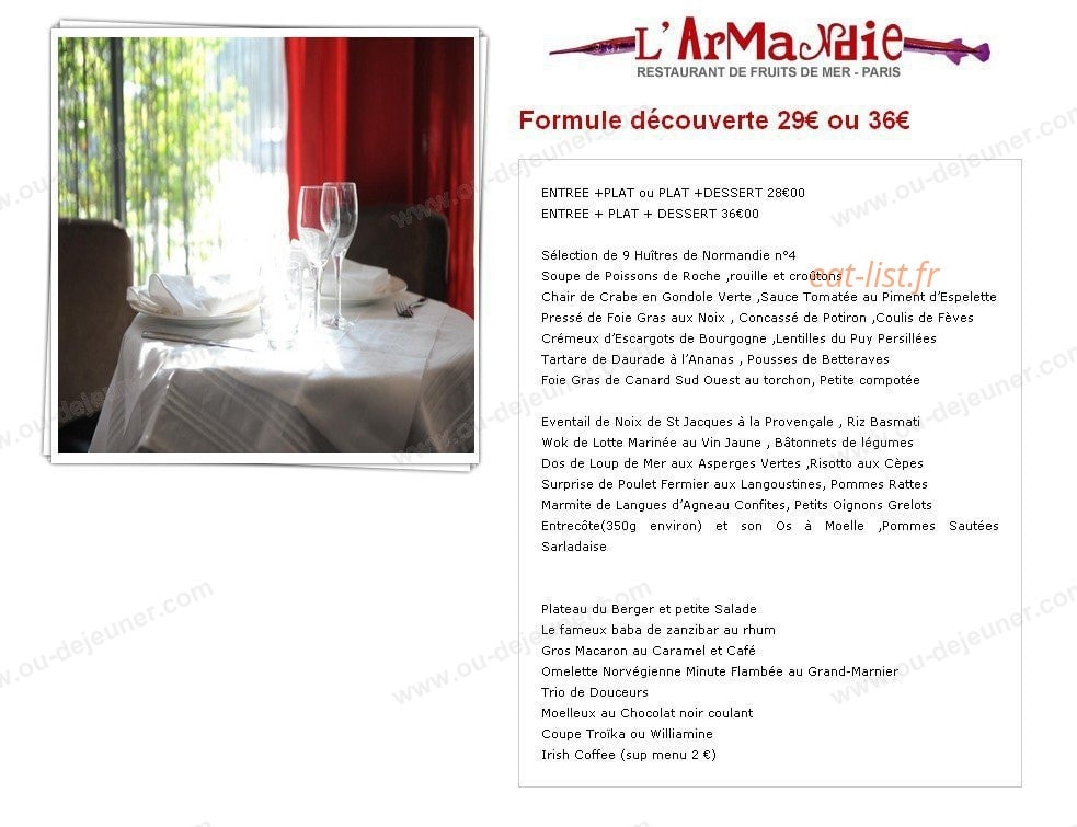 Armandie — carte page 2