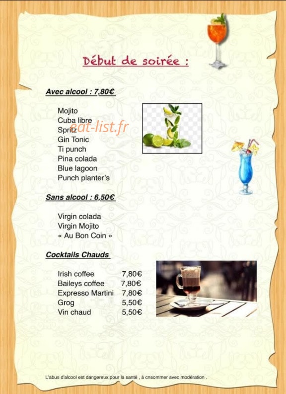 Au Bon Coin — carte page 6