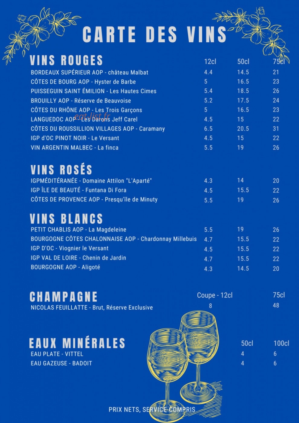Au Café Jaby — carte page 5