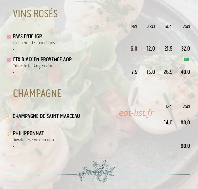 Au Roi du Café — carte page 11