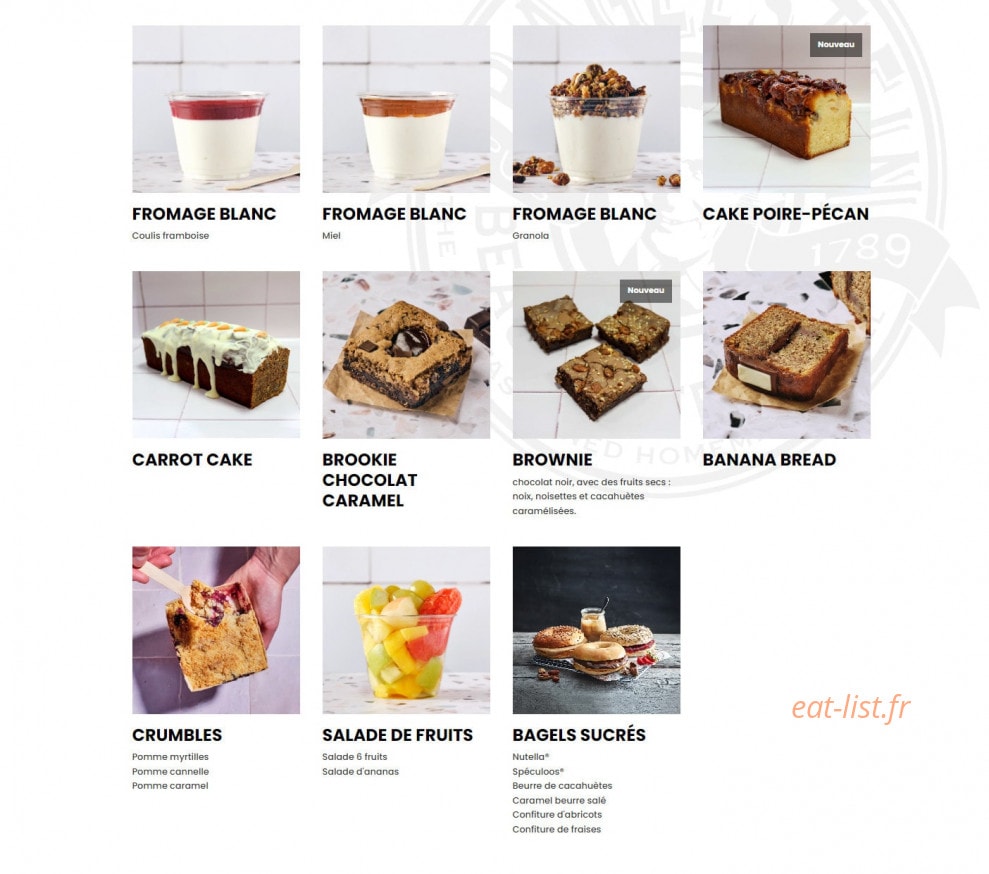 Bagelstein — carte page 5