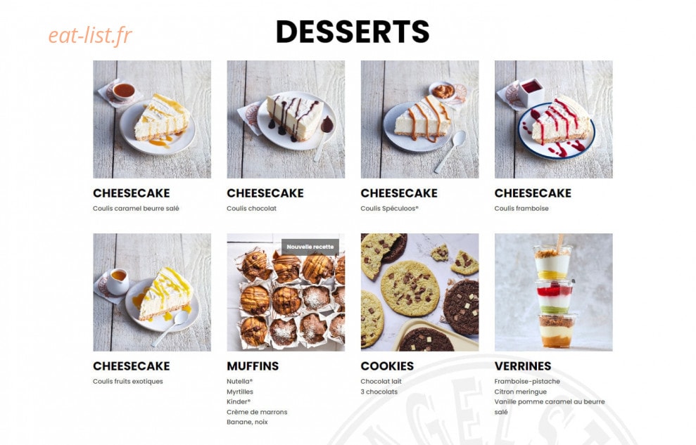Bagelstein — carte page 4