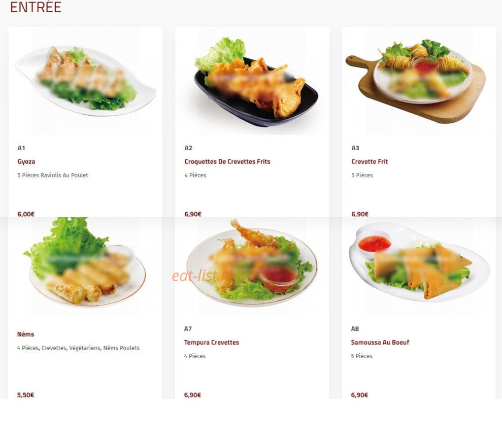 Bambou Bonheur — carte page 1