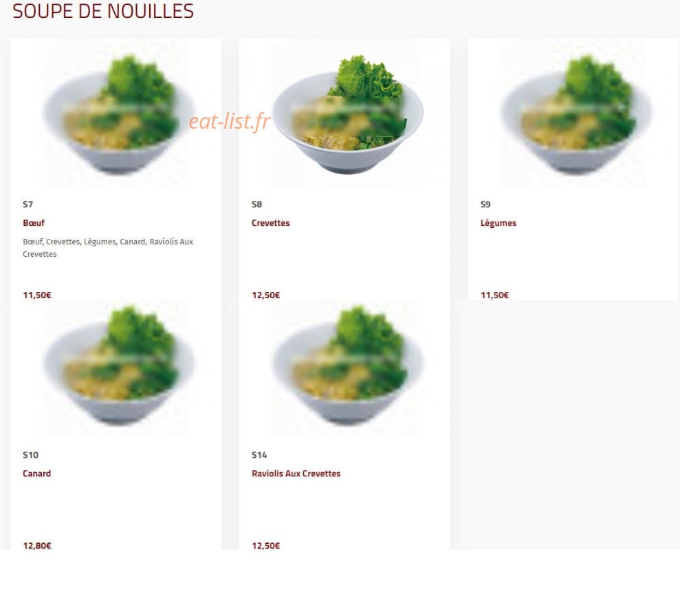 Bambou Bonheur — carte page 12