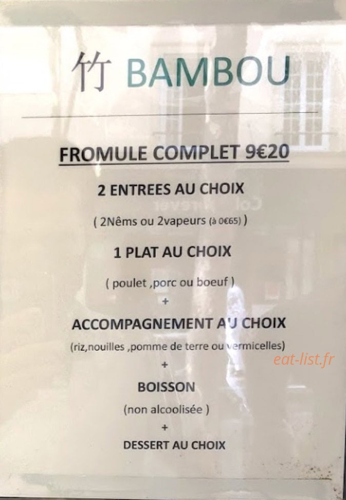 Bambou — carte page 2