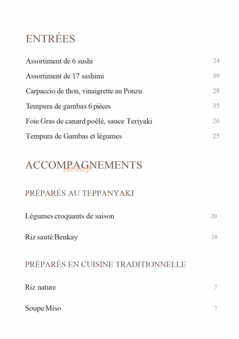 Benkay — carte page 16